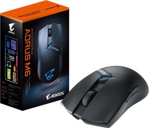 Obrázok pre výrobcu GIGABYTE Aorus M6 /Herní/Optická/Bezdrátová USB/Černá