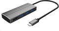 Obrázok pre výrobcu PremiumCord Adaptér USB 3.1 Type-C male na HDMI female + 3x USB 3.0, aluminum