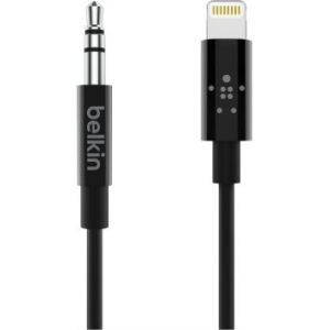 Obrázok pre výrobcu BELKIN Lightning to 3,5mm M/M, 1,8m, černý