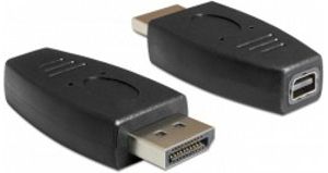 Obrázok pre výrobcu Delock adaptér Displayport samec > Displayport mini samice, černá