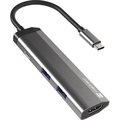 Obrázok pre výrobcu Multifunkční adaptér 4 v 1 Natec FOWLER SLIM HUB 2X USB 3.0 HUB, HDMI 4K, USB-C PD