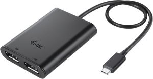 Obrázok pre výrobcu i-tec USB-C Dual 4K/60Hz (single 8K/30Hz) DP Video Adapter