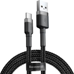 Obrázok pre výrobcu Baseus datový kabel Cafule USB-C 2m 2A šedo-černý