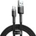 Obrázok pre výrobcu Baseus datový kabel Cafule USB-C 2m 2A šedo-černý