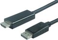 Obrázok pre výrobcu PremiumCord DisplayPort na HDMI kabel 1m M/M