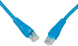 Obrázok pre výrobcu SOLARIX patch kabel CAT5E UTP PVC 0,5m modrý snag-proof