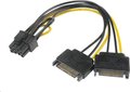 Obrázok pre výrobcu AKASA - SATA power na 6+2-pin PCIe adaptér