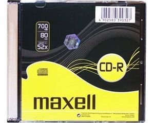 Obrázok pre výrobcu CD-R MAXELL 700MB 52X Slim box 1ks