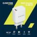 Obrázok pre výrobcu Canyon H-18, univerzálna nabíjačka do steny 1xUSB-A, 18W Quick Charge 3.0, biela