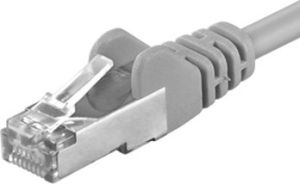 Obrázok pre výrobcu Premiumcord Patch kabel CAT6a S-FTP, RJ45-RJ45, AWG 26/7 0,5m, šedá