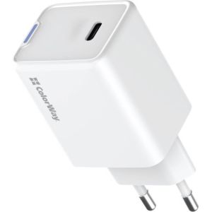 Obrázok pre výrobcu COLORWAY 1x USB-C/ síťová nabíječka/ GaN/ PD/ PPS/ 45W/ Bílá