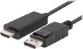 Obrázok pre výrobcu LANBERG Cable DisplayPort M v1.1->HDMI M 3m black