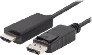 Obrázok pre výrobcu LANBERG Cable DisplayPort M v1.1->HDMI M 3m black