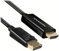 Obrázok pre výrobcu AXAGON DisplayPort na HDMI verze 1.4 / RVD-HI14C2 / 4k/30Hz / 1,8m