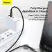Obrázok pre výrobcu Baseus datový kabel Tungsten Gold USB-C/USB-C 2m 100W černý