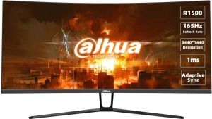 Obrázok pre výrobcu DAHUA 34" LED LM34-E330C/ herní/ VA panel/ 3440x1440 (UW-QHD)/ 3000:1/ 1ms/ 350 cd/m2/ DP/ HDMI/ VESA 75x75/ černý