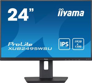 Obrázok pre výrobcu iiyama ProLite XUB2495WSU-B5 24,1"/ IPS/1920x1200/60Hz/5ms/Black/3R