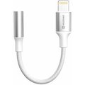 Obrázok pre výrobcu SWISSTEN AUDIO ADAPTÉR TEXTILE LIGHTNING (samec) / 3,5mm AUX 0,15 M BÍLÝ