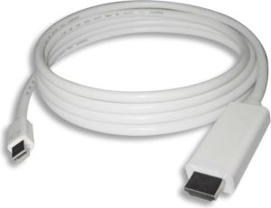 Obrázok pre výrobcu PREMIUMCORD Mini DisplayPort kábel 1.2 na HDMI 2.0, pre rozlíšenie 4Kx2K@60Hz, 3 m