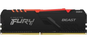 Obrázok pre výrobcu Kingston 16GB 2666MHz DDR4 CL16 DIMM FURY Beast RGB