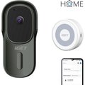 Obrázok pre výrobcu iGET HOME Doorbell DS1 Anthracite + CHS1 White - WiFi bateriový videozvonek, set s reproduktorem, CZ