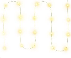 Obrázok pre výrobcu RETLUX vánoční dekorace RXL 274 20LED, nano, délka 2m+přívod 0.3m, 2x AA, barva teplá bílá