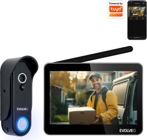 Obrázok pre výrobcu EVOLVEO DoorPhone W7, Sada domácího bezdrátového videotelefonu s WiFi černý monitor