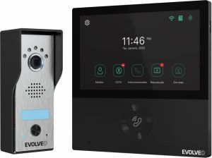 Obrázok pre výrobcu EVOLVEO DoorPhone AHD7, Sada domácího WiFi videotelefonu s ovládáním brány nebo dveří, černý monitor