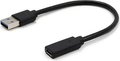 Obrázok pre výrobcu Gembird USB 3.1 AM to Type-C female adapter cable, 10 cm, black