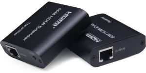 Obrázok pre výrobcu PremiumCord HDMI extender na 60m FULL HD 1080p přes jeden kabel Cat5e/6/6a/7, EDID nastavení