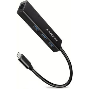 Obrázok pre výrobcu AXAGON hub USB-C / HMC-GL3A / USB 3.2 Gen1 / 3x USB-A / GLAN / kovové tělo / 0,2m