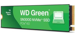 Obrázok pre výrobcu WD GREEN SSD 500GB SN3000, PCIe Gen4x4, M.2 2280, (R:5000/W:4100 MB/s)