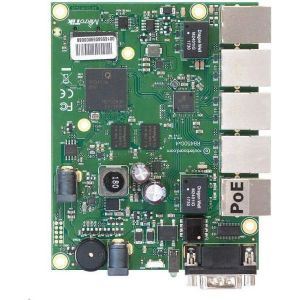 Obrázok pre výrobcu MikroTik RouterBOARD RB450Gx4, quad-core 716MHz ARM CPU, 1GB RAM, 5x LAN, vč. L5 licence