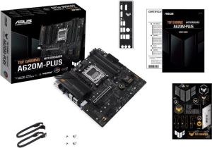 Obrázok pre výrobcu ASUS MB Sc AM5 TUF GAMING A620M-PLUS, AMD A620, 4xDDR5, 1xHDMI, 2xDP, mATX