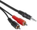 Obrázok pre výrobcu PremiumCord Kabel Jack 3.5mm-2xCINCH M/M 5m