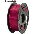 Obrázok pre výrobcu XtendLAN PETG filament 1,75mm průhledný červený 1kg