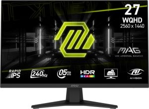 Obrázok pre výrobcu MSI MAG 274QF X24 27"/IPS/QHD/ 240Hz/0,5ms/Černá/3R
