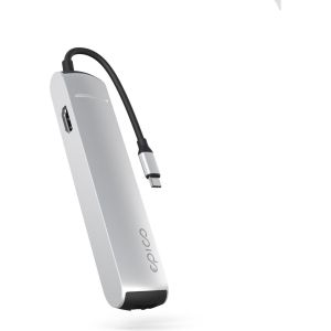 Obrázok pre výrobcu Epico 6v1 Slim Hub 8K s USB-C konektorem - stříbrná