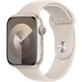 Obrázok pre výrobcu Apple Watch Series 9 45mm Hvězdně bílý hliník s hvězdně bílým sportovním řemínkem S/M