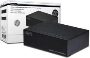 Obrázok pre výrobcu Digitus Video rozbočovač 1 PC, 2 monitory 350 MHz, HDSUB 15/M - 2xHDSUB 15/F, Max. 2048 x 1536p