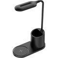 Obrázok pre výrobcu Platinet stolní LED lampa 3W, bezdrátové nabíjení, černá