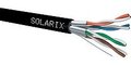 Obrázok pre výrobcu Solarix Kabel STP drát CAT6A STP PE Fca 500m/cívka SXKD-6A-STP-PE