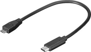 Obrázok pre výrobcu PremiumCord adaptér USB-C - microUSB 2.0, 0,2m