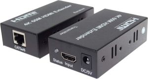 Obrázok pre výrobcu PremiumCord HDMI2.0 extender na 60m přes jeden kabel Cat5e/Cat6/Cat7