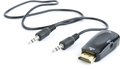 Obrázok pre výrobcu Adaptér C-TECH HDMI na VGA + Audio, M/F