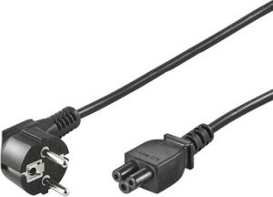 Obrázok pre výrobcu PremiumCord Kabel síťový 230V k notebooku 3m, trojlístek "Mickey Mouse"