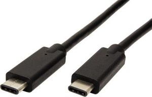 Obrázok pre výrobcu PremiumCord USB-C kabel (USB 3.1 generation 2, 3A, 10Gbit/s) černý, 1m