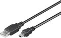 Obrázok pre výrobcu PremiumCord Kabel USB 2.0, A-B mini, 5pinů, 2m