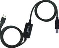 Obrázok pre výrobcu PremiumCord USB 2.0 repeater a propojovací kabel A/M-B/M 20m