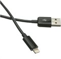 Obrázok pre výrobcu Kabel C-TECH USB 2.0 Lightning (IP5 a vyšší) nabíjecí a synchronizační kabel, 1m, černý